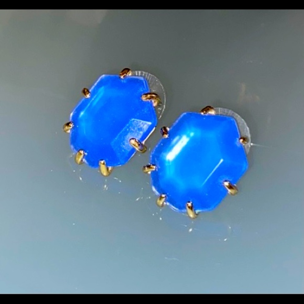 Blue Kendra Scott earrings “Morgan” style